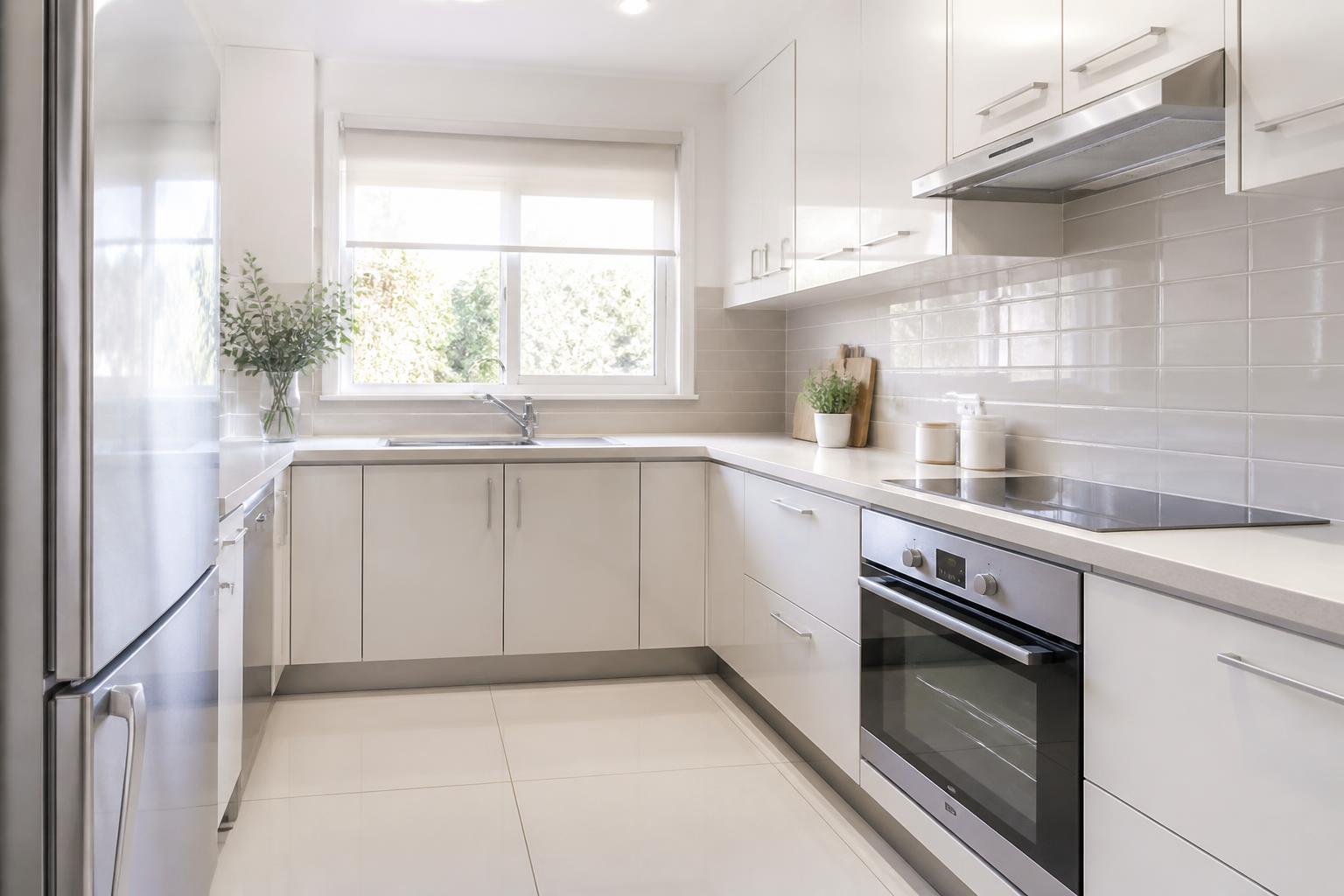 Sparkling clean kitchen after a TidyFox deep clean in Birmingham